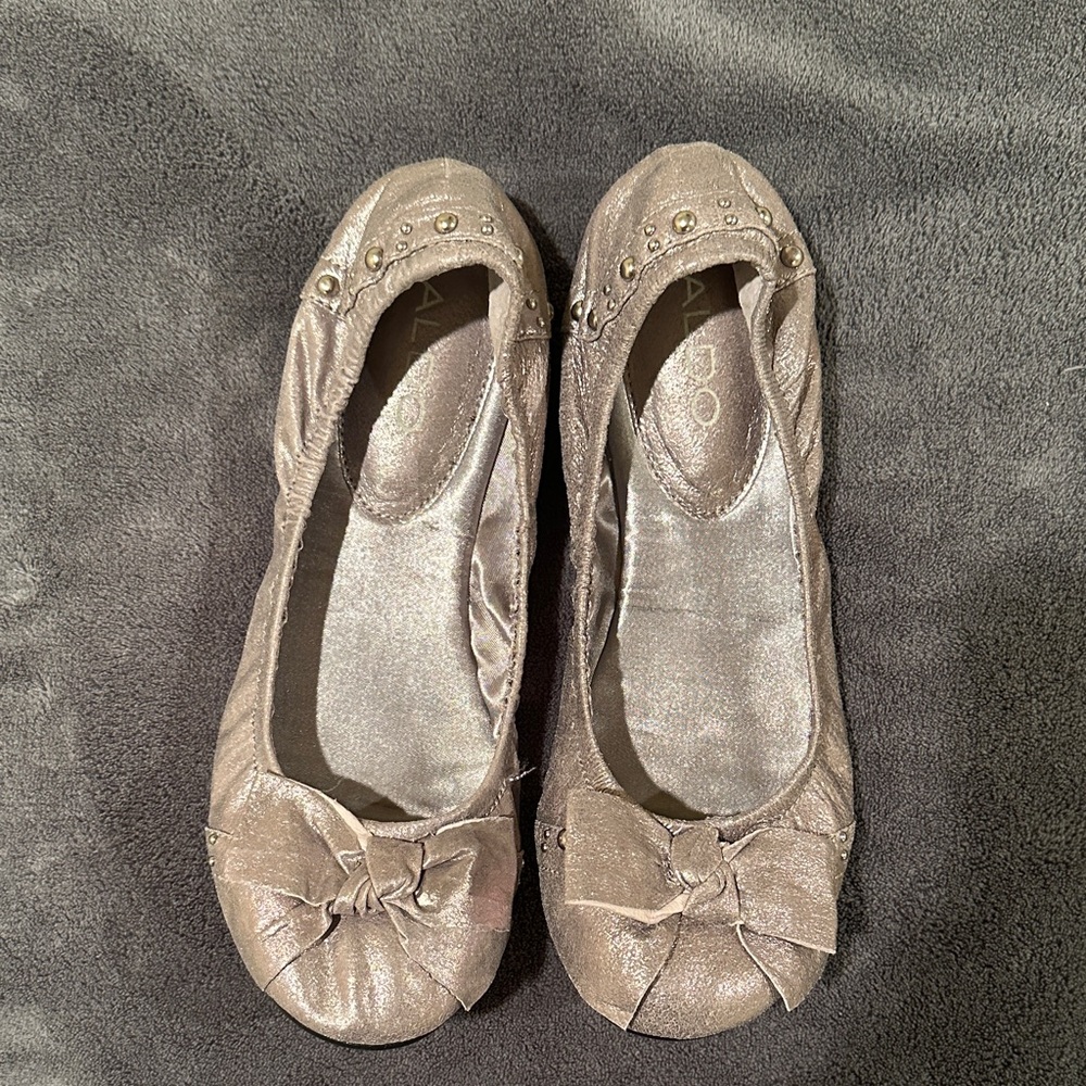 ALDO Women's Metallic Ballet Flats